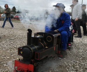 Mini train fête de la vapeur